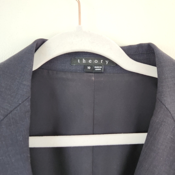 Theory Dark Gray Gabe B Blazer - Picture 3 of 7